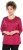 Ulla Popken Decorative Seam Short Sleeve Tee Red - Μπλουζάκια - 