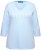 Ulla Popken Country Lettered 3/4 Sleeve Tee Soft Light Blue - Τυπωμένα T-shirts για γυναίκες - 