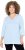 Ulla Popken Country Lettered 3/4 Sleeve Tee Soft Light Blue - Τυπωμένα T-shirts για γυναίκες - 