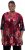 Ulla Popken Velvet Peacock Feather 3/4 Sleeve Tunic Blouse Wine Red - Μπλουζάκια - 