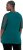 Ulla Popken Sequined Mesh Sleeve Blouse Dark Green - Μπλουζάκια - 
