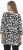 Ulla Popken Scribble Print Square Neck 3/4 Sleeve Tee Black - Τυπωμένα T-shirts για γυναίκες - 