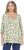 Ulla Popken Scribble Print Square Neck 3/4 Sleeve Tee Sage Green - Τυπωμένα T-shirts για γυναίκες - 
