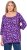 Ulla Popken Scribble Print Square Neck 3/4 Sleeve Tee Violet - Τυπωμένα T-shirts για γυναίκες - 