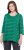 Ulla Popken Striped 3/4 Sleeve A-Line Tee Moss Green - Μπλουζάκια - 