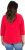 Ulla Popken Floral Graphic V-Neck Tee Lychee - Τυπωμένα T-shirts για γυναίκες - 