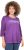 Ulla Popken UNIQUE Embroidered 3/4 Sleeve Tee Purple - Μπλουζάκια - 