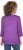 Ulla Popken UNIQUE Embroidered 3/4 Sleeve Tee Purple - Μπλουζάκια - 