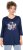 Ulla Popken Casual Mood Floral V-Neck Tee Navy - Μπλουζάκια - 