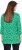Ulla Popken Graphic Flower A-Line 3/4 Sleeve Tee Moss Green - Μπλουζάκια - 