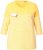 Ulla Popken Paper Boat Print 3/4 Sleeve Tee Sun Yellow - Τυπωμένα T-shirts για γυναίκες - 
