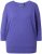 Ulla Popken Quick Drying Batwing Sleeve Tee Blueberry - Τυπωμένα T-shirts για γυναίκες - 