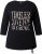 Ulla Popken Timeless Love 3/4 Sleeve Graphic Tee - Μπλουζάκια - 