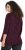Ulla Popken Mixed Pattern Stripe 3/4 Sleeve Tee Black - Τυπωμένα T-shirts για γυναίκες - 