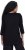 Ulla Popken Flower Epaulet 3/4 Sleeve Top Black - Τυπωμένα T-shirts για γυναίκες - 