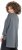 Ulla Popken 87 Applique Oversized Long Sleeve Tee Graphite Grey - Μπλουζάκια - 