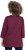 Ulla Popken Flower Print 3/4 Sleeve Tee Dark Ruby - Μπλουζάκια - 