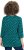 Ulla Popken Flower Print 3/4 Sleeve Tee Teal Green - Μπλουζάκια - 