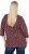 Ulla Popken Gingerbread Print 3/4 Sleeve Tee Plum - Μπλουζάκια - 