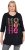 Ulla Popken Ho Ho Ho 3/4 Sleeve Graphic Tunic Tee Black - Μπλουζάκια - 