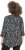 Ulla Popken Ribbon Print 3/4 Sleeve Asymmetric Tee Black - Τυπωμένα T-shirts για γυναίκες - 