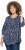 Ulla Popken Ribbon Print 3/4 Sleeve Asymmetric Tee Navy - Τυπωμένα T-shirts για γυναίκες - 