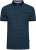 Kam Jeans 5527 AOP Pique Polo with Tipping on Collar/Cuffs Navy - Πόλο μπλουζάκια - Aνδρικά μπλουζακια πολο μεγάλα μεγέθη