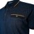 Kam Jeans 5529 AOP Mini Geo Print Polo Indigo - Πόλο μπλουζάκια - Aνδρικά μπλουζακια πολο μεγάλα μεγέθη