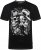 Kam Jeans 5796 Twin Gentleman Skull Print Tee Black - Μακό μπλουζάκια - Aνδρικά μπλουζεσ μεγάλα μεγέθη