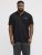 Jack & Jones College Logo Polo Short Sleeve Black - Πόλο μπλουζάκια - Aνδρικά μπλουζακια πολο μεγάλα μεγέθη