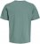 Jack & Jones College Logo Crew Neck T-Shirt Turquoise - Μακό μπλουζάκια - Aνδρικά μπλουζεσ μεγάλα μεγέθη
