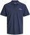 Jack & Jones College Logo Short Sleeve Polo Shirt Blue - Πόλο μπλουζάκια - Aνδρικά μπλουζακια πολο μεγάλα μεγέθη