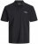 Jack & Jones College Logo Polo Short Sleeve Black - Πόλο μπλουζάκια - Aνδρικά μπλουζακια πολο μεγάλα μεγέθη