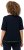 Ulla Popken Classic Fit Half-Sleeve Crew Neck T-shirt With Hem Inscription Navy Blue - Τυπωμένα T-shirts για γυναίκες - 