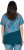 Ulla Popken Quick Drying Geometric Print Short Sleeve Tee Dark Petrol - Τυπωμένα T-shirts για γυναίκες - 