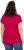 Ulla Popken Metallic Animal Cap Sleeve Graphic Tee Dark Raspberry - Τυπωμένα T-shirts για γυναίκες - 