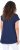 Ulla Popken Half-Sleeve A-line V-Neck Boat Pattern T-Shirt Ink Blue - Τυπωμένα T-shirts για γυναίκες - 