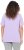 Ulla Popken Metallic Feather Short Sleeve Graphic Tee Lavender - Τυπωμένα T-shirts για γυναίκες - 