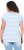Ulla Popken Striped Short Sleeve Citrus Graphic Tee Light Blue - Τυπωμένα T-shirts για γυναίκες - 