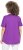 Ulla Popken Marine Print Short Sleeve Tee Purple - Τυπωμένα T-shirts για γυναίκες - 
