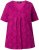 Ulla Popken Snake Print V-Neck Tee Magnolia Red - Τυπωμένα T-shirts για γυναίκες - 