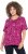 Ulla Popken Abstract Animal Print Short Sleeve Tee Magnolia Red - Τυπωμένα T-shirts για γυναίκες - 