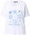 Ulla Popken Drinks And Sunset Graphic Tee Snow White - Τυπωμένα T-shirts για γυναίκες - 