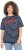 Ulla Popken Striped 1987 Boat Neck Tee Navy Blue - Τυπωμένα T-shirts για γυναίκες - 