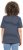 Ulla Popken Striped 1987 Boat Neck Tee Navy Blue - Τυπωμένα T-shirts για γυναίκες - 