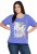 Ulla Popken Lady Of The Moon Short Sleeve Graphic Tee Lavender - Τυπωμένα T-shirts για γυναίκες - 