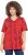 Ulla Popken Letter Print Short Sleeve Tee Red - Τυπωμένα T-shirts για γυναίκες - 