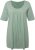 Ulla Popken Essential Front Pleat Tee Light Moss Green - Μπλουζάκια - 