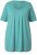 Ulla Popken Essential Front Pleat Tee Green - Μπλουζάκια - 