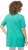 Ulla Popken Essential Front Pleat Tee Turquoise Green - Μπλουζάκια - 